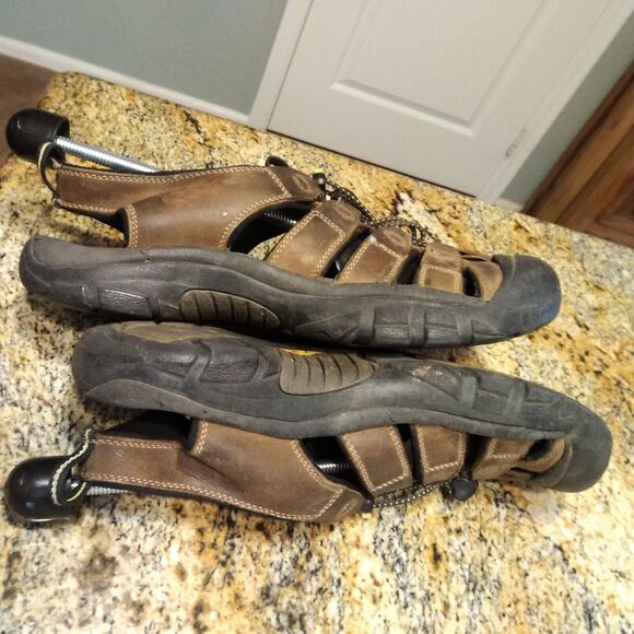 Keen Newport Waterproof Bison Brown Leather Sport Hiking Sandals Men’s Size 13 main image 9